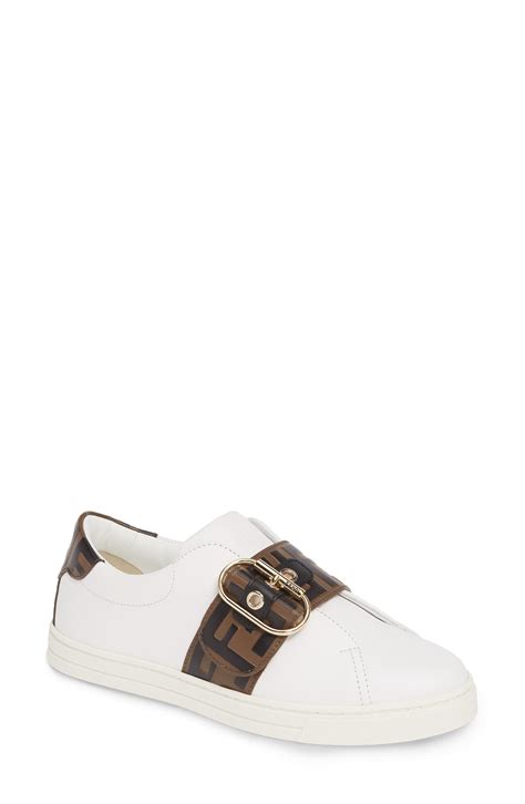 fendi pearland logo slip-on sneaker|Fendi Pearland Logo Slip.